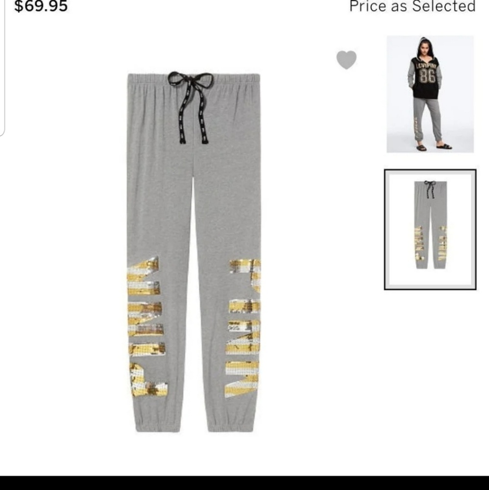 Vs pink bling classic pant
